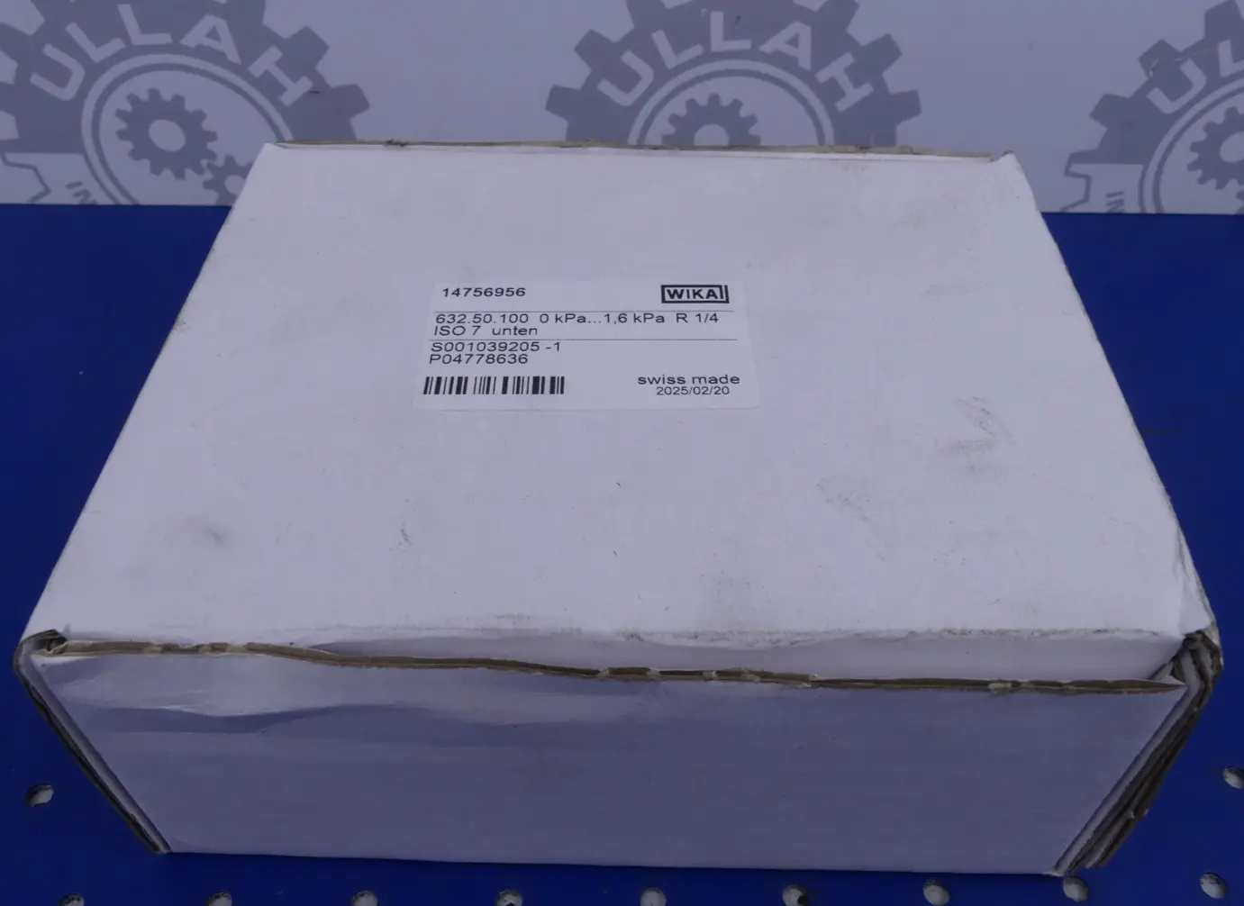 Produktfoto 1 von WIKA 632.50.100 0-1,6kPa R1/4   Manometer