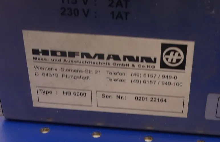 Produktfoto 1 von HOFMANN HB 6000