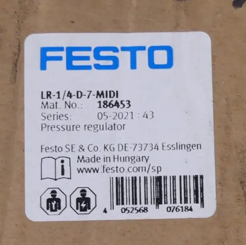 Produktfoto 1 von Festo LR-1/4-D-7-Midi 186453