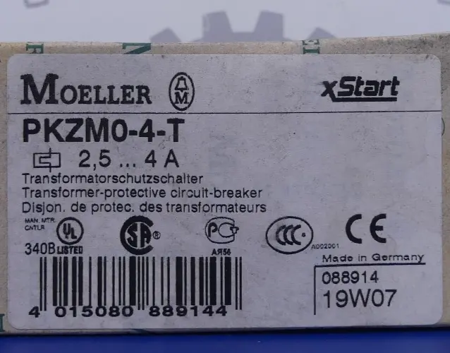 Produktfoto 1 von Moeller PKZM0-4-T Trafo-Schutzschalter