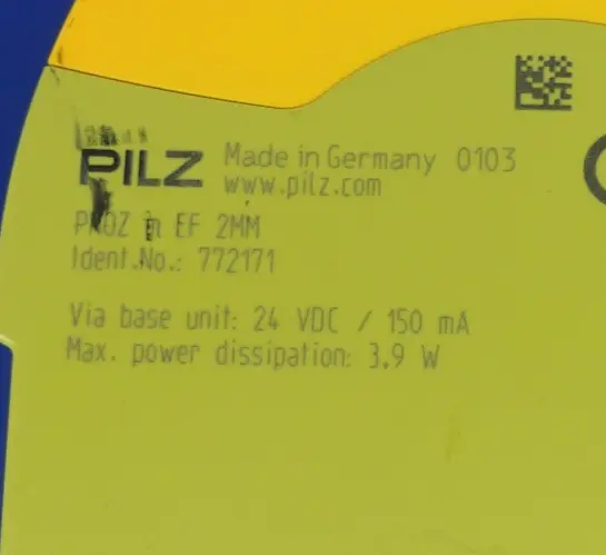 Produktfoto 1 von Pilz PNOZ m EF 2MM 772171