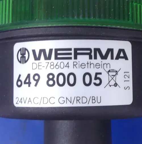 Produktfoto 1 von WERMA 649 800 05 Signalleuchte kpl.