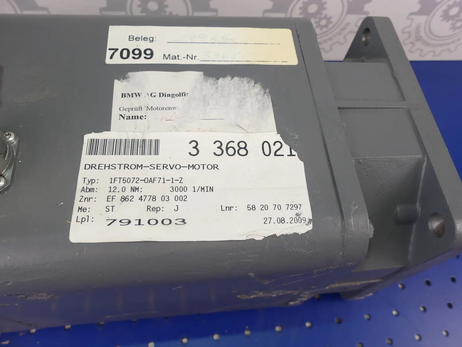 Produktfoto 1 von SIEMENS 1FT5072-0AF71-1-Z