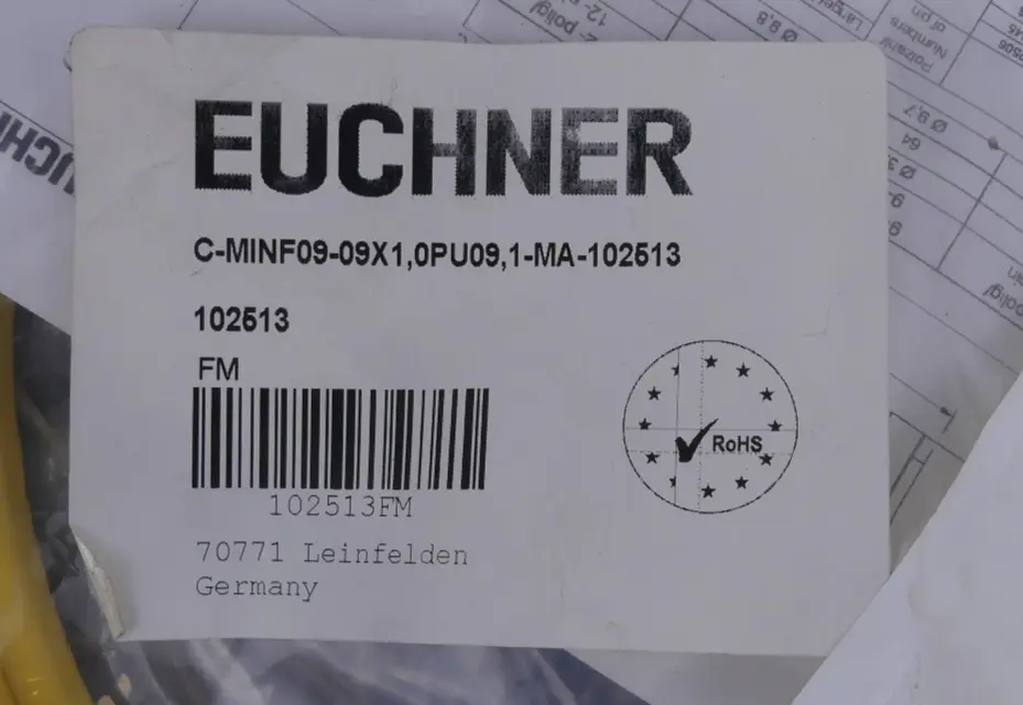 Produktfoto 1 von Euchner C-MINF09-09X1, 0PU09,1-MA-102513 Anschlusskabel