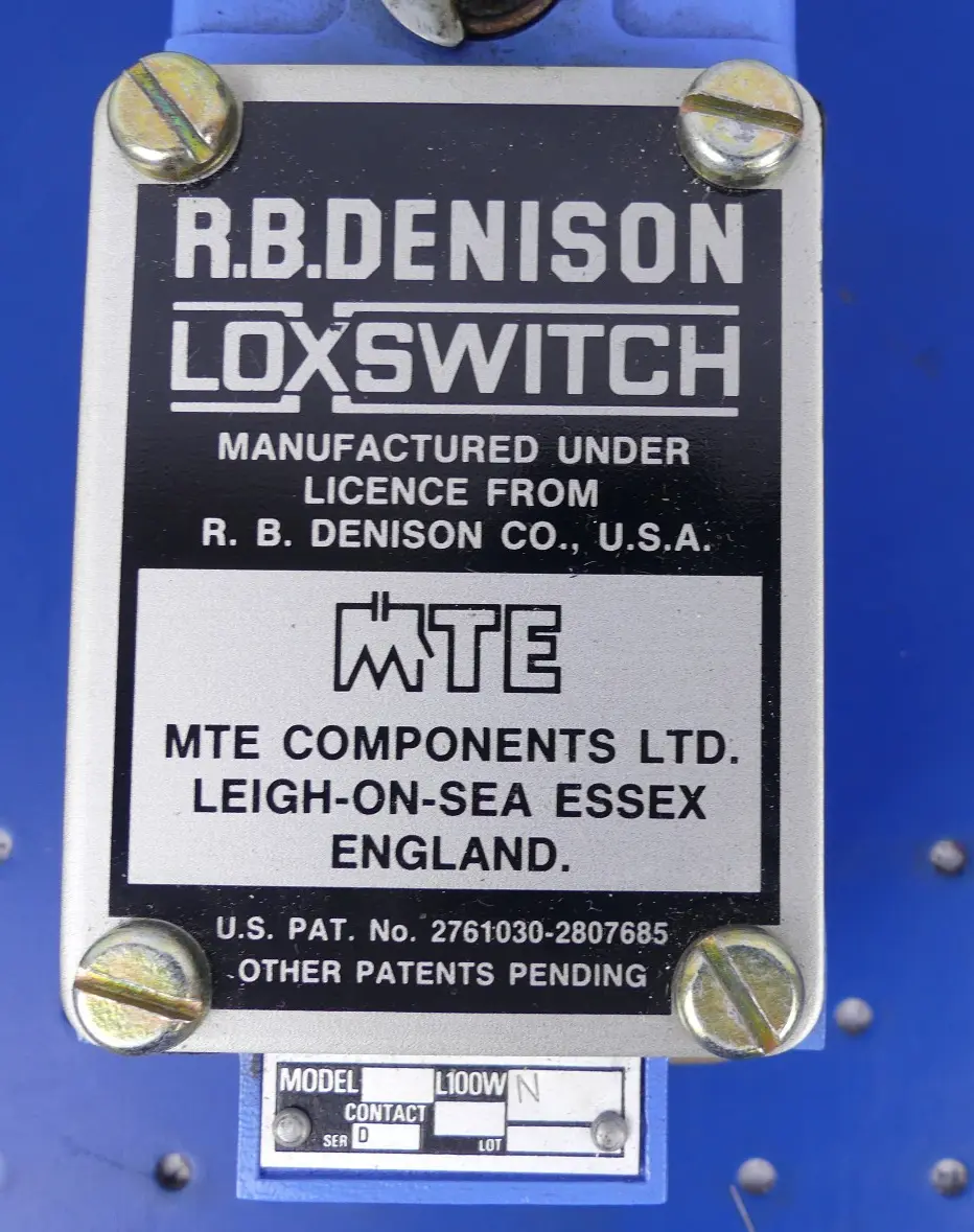 Produktfoto 1 von R.B.Denison L100 WN Limit Switch
