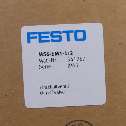 Produktfoto 1 von FESTO MS6-EM1-1/2   541267 Einschaltventil