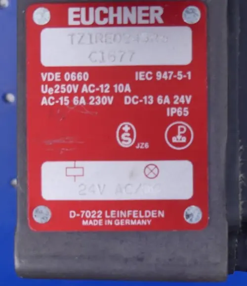 Produktfoto 1 von EUCHNER TZ1RE024SR6 Safety Switch