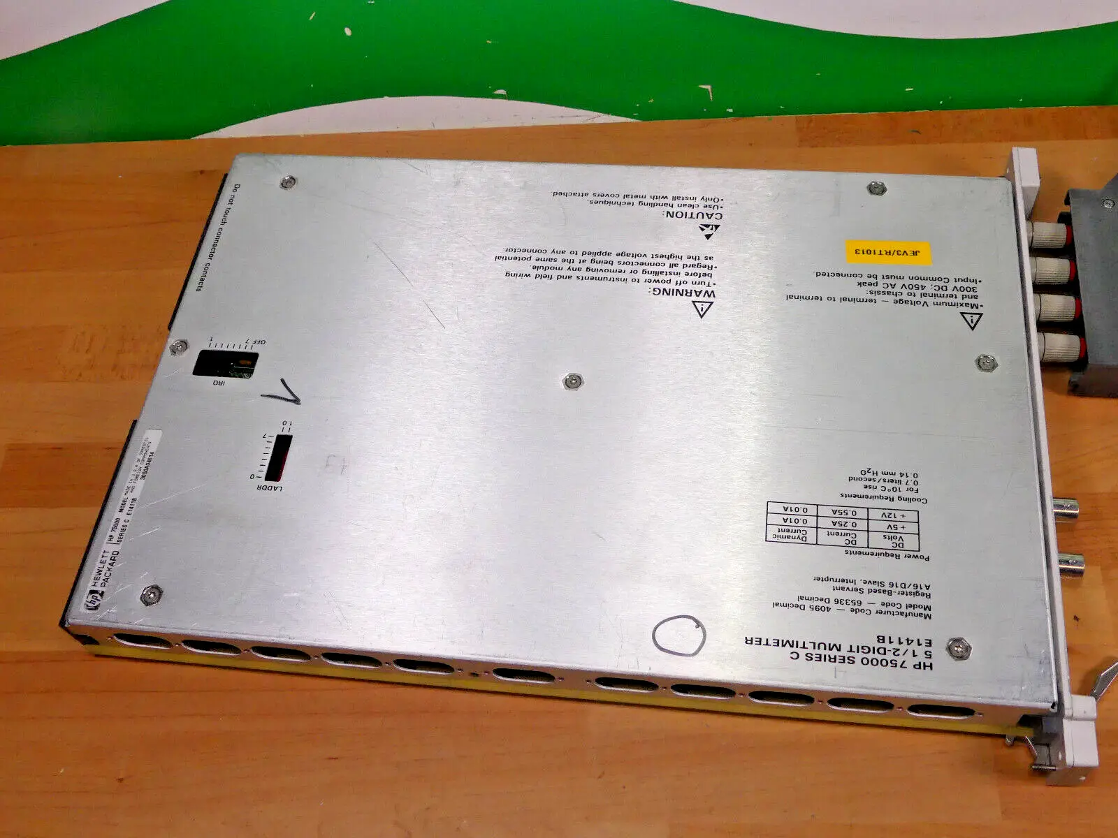 Produktfoto 1 von HP E1411B 5 1/2 - DIGIT Multimeter Hewlett Packard HP 75000  Series C