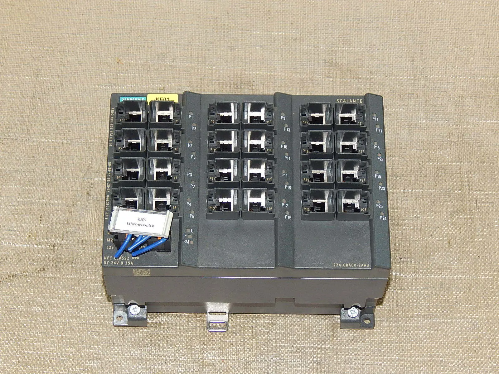 Produktfoto 1 von Siemens 6GK5224-0BA00-2AA3  Scalance  Simatic NET Ethernet Switch E.10