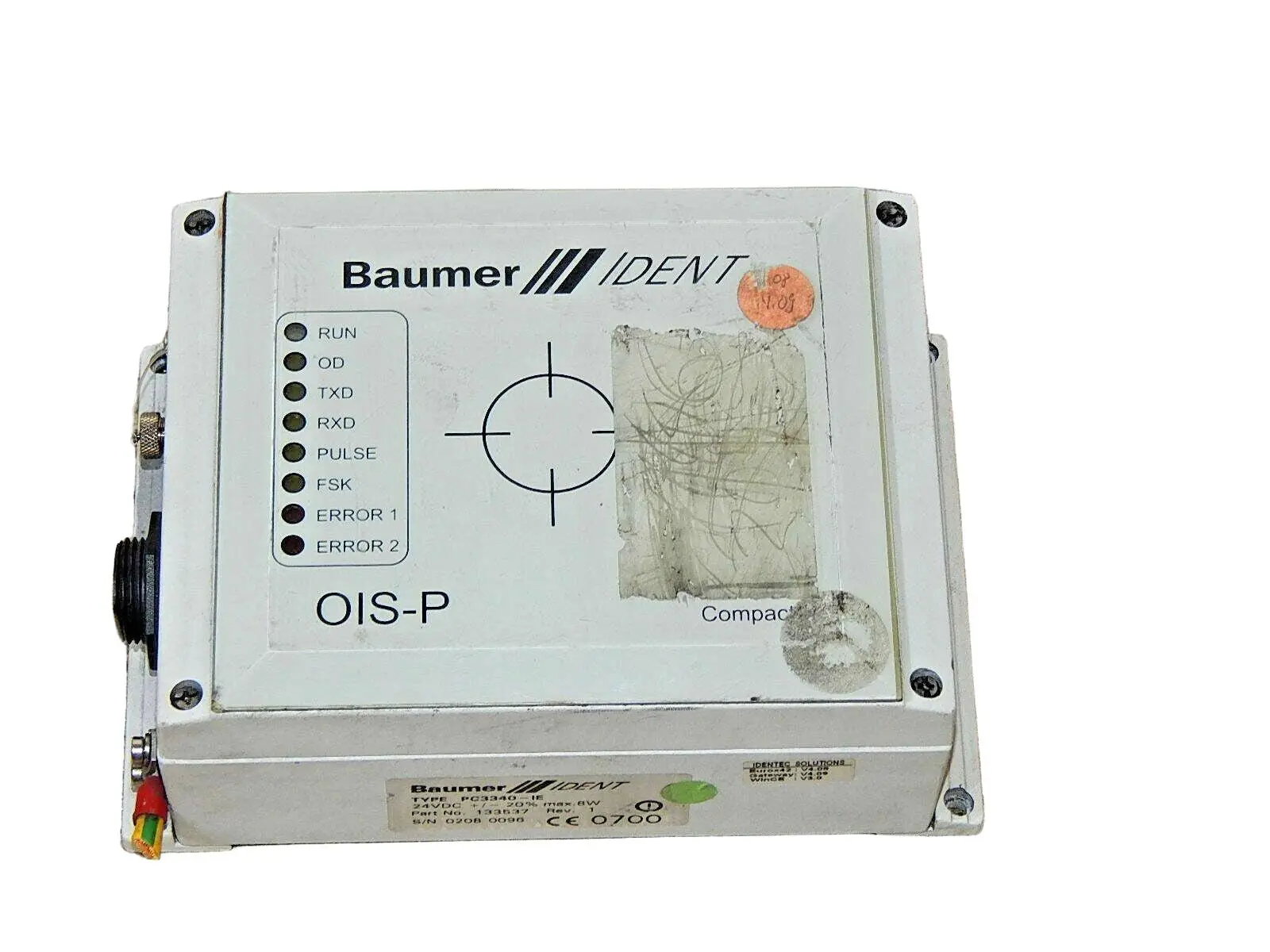 Produktfoto 1 von Baumer Ident  PC3340-IE Sensor 133537 Rev. 1 used