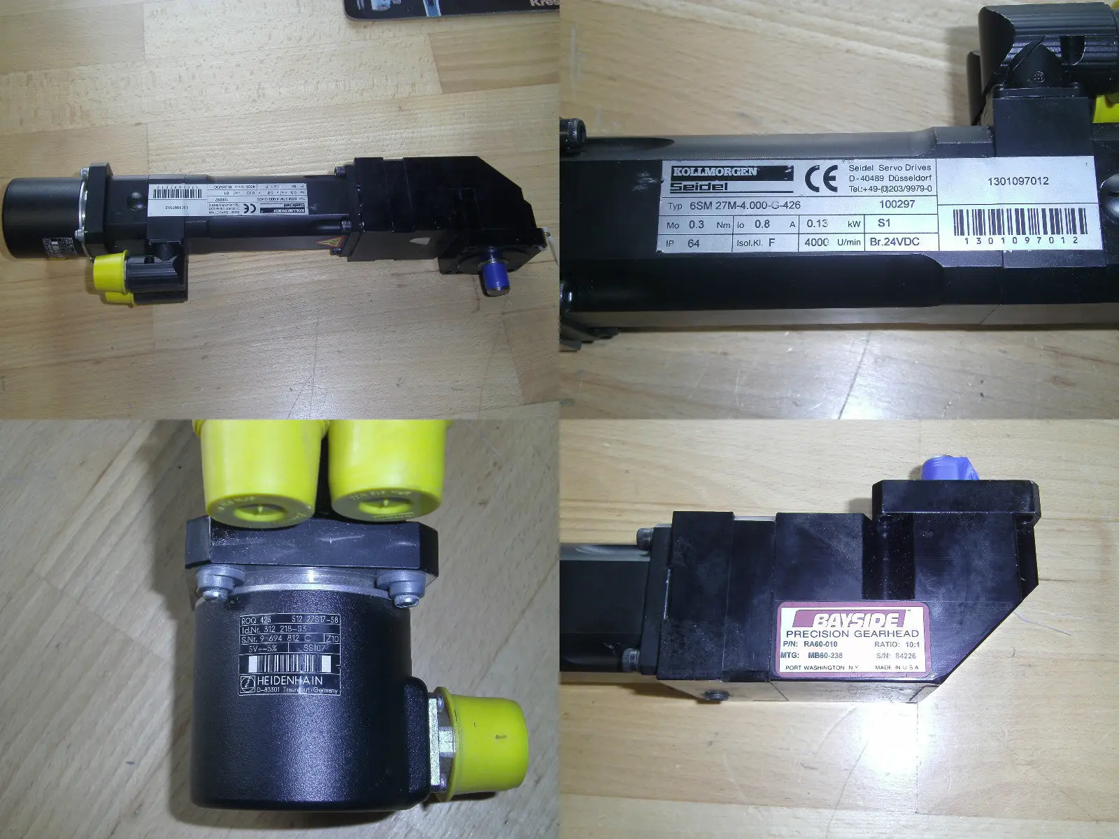 Produktfoto 1 von Kollmorgen Seidel Servo Drives 6SM 27M-4.000-G-426 +Heidenhain ROQ 425+Getriebe