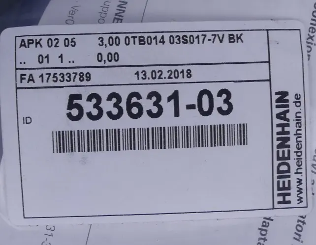 Produktfoto 1 von Heidenhain Adapterkabel 533631-03