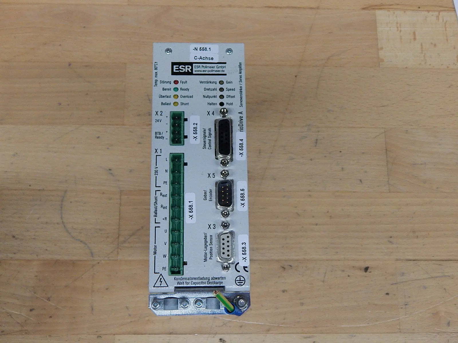 Produktfoto 1 von ESR AC-Servoverstärker TrioDrive A  // BN 6551.3701-K5-G1-S9 Used