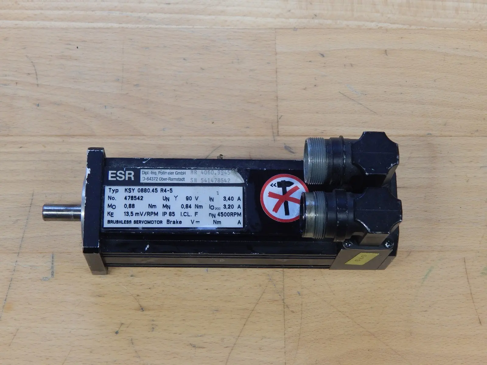ESR GEORGII KOBOLD KSY 0660.45-1 R4-5 Brushless Servomotor Used