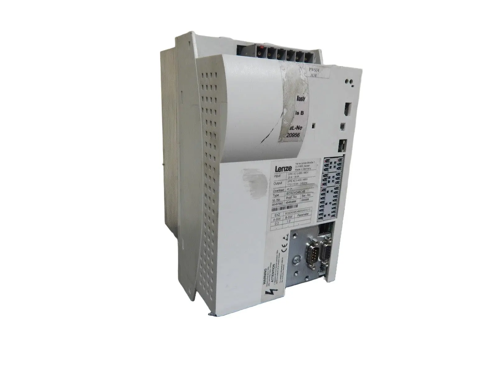 Produktfoto 1 von LENZE ECSDA048C4B Servo Drive used