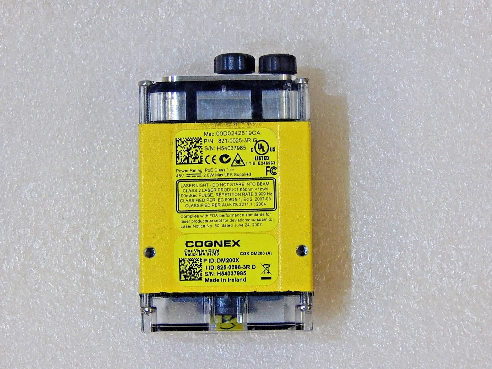 Cognex DM200X 825-0096-3R D scanner