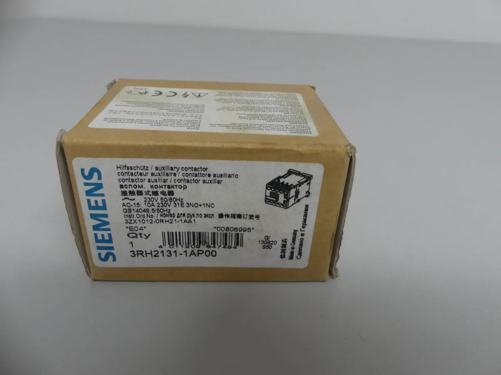 Produktfoto 1 von Siemens Sirius 3RH2131-1AP00
