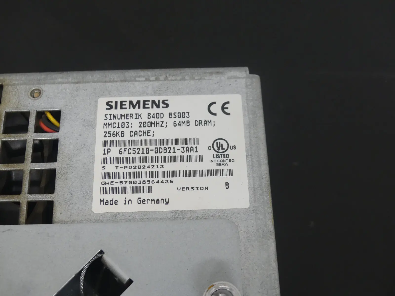 Produktfoto 1 von Siemens 6FC5210-0DB21-3AA1 version B