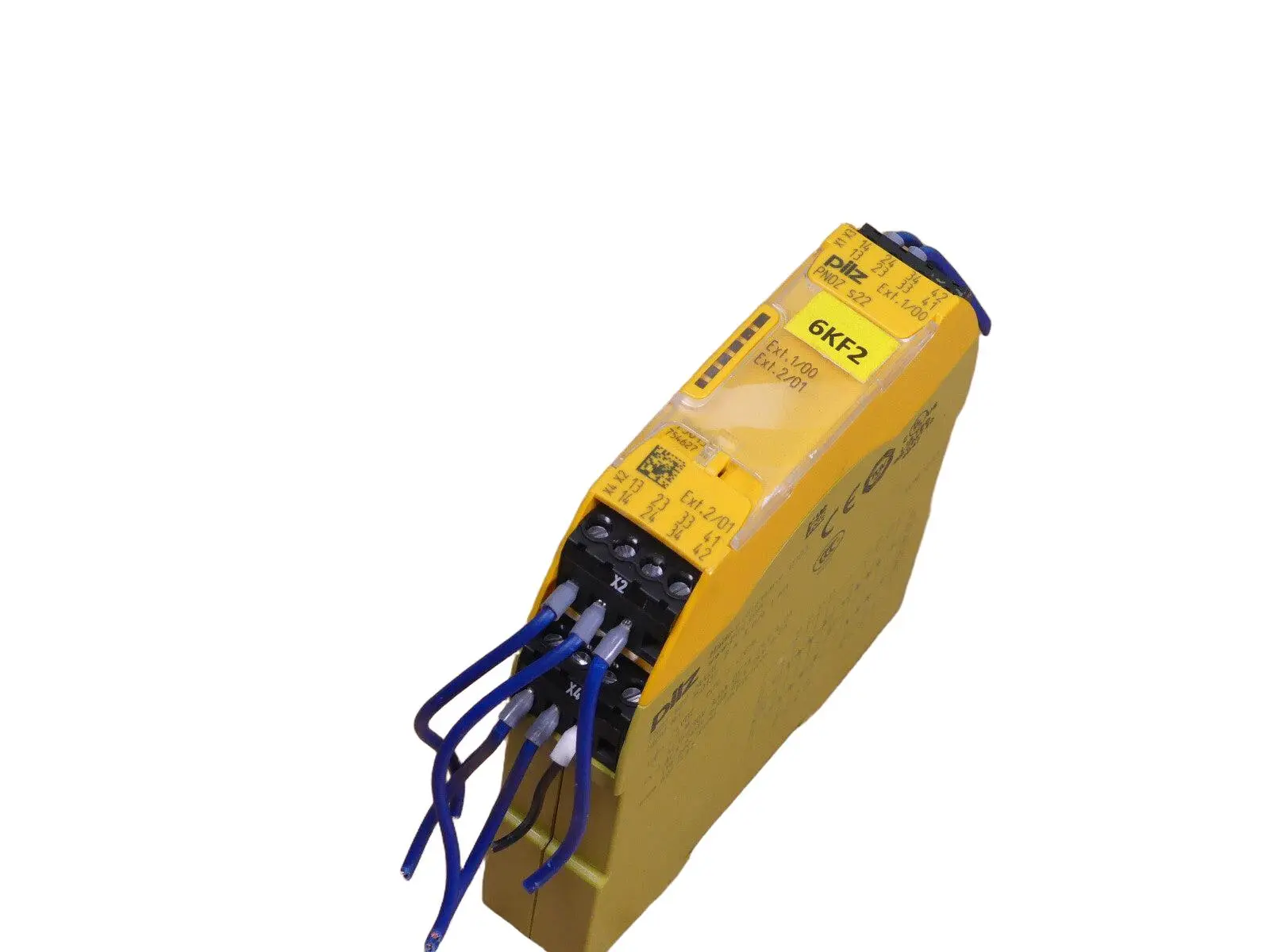 Produktfoto 1 von Pilz PNOZ s22 24VDC 2x3 n/o 1 n/c 750132 Sicherheitsrelais