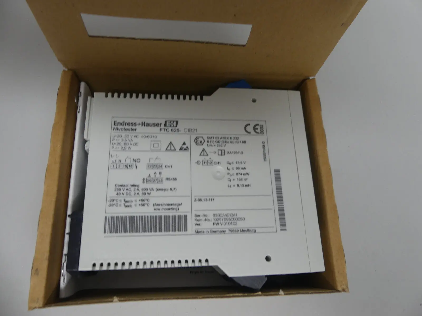 Endress + Hauser Nivotester FTC 625- C1B21