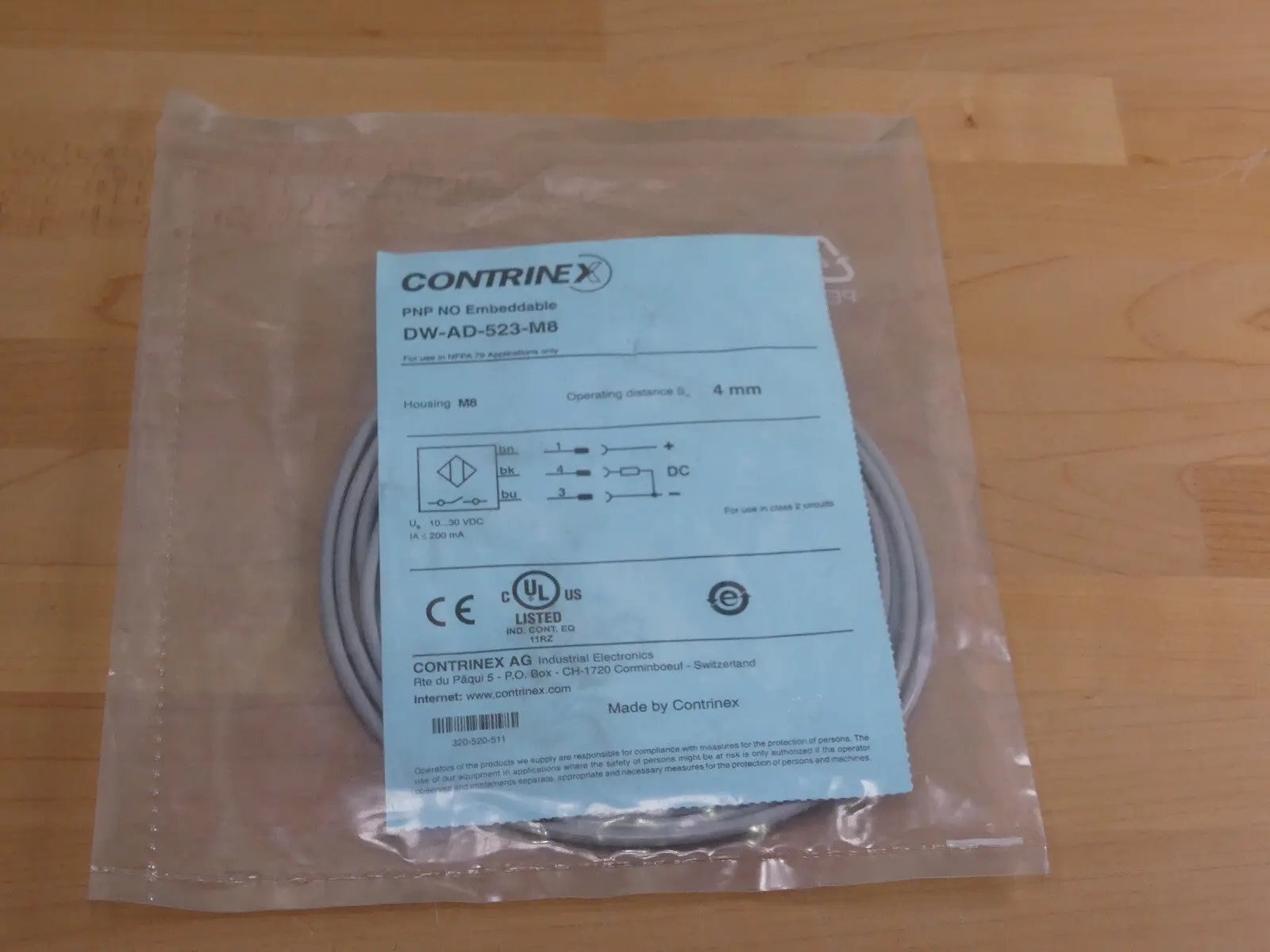 Produktfoto 1 von Contrinex DW-AD-523-M8