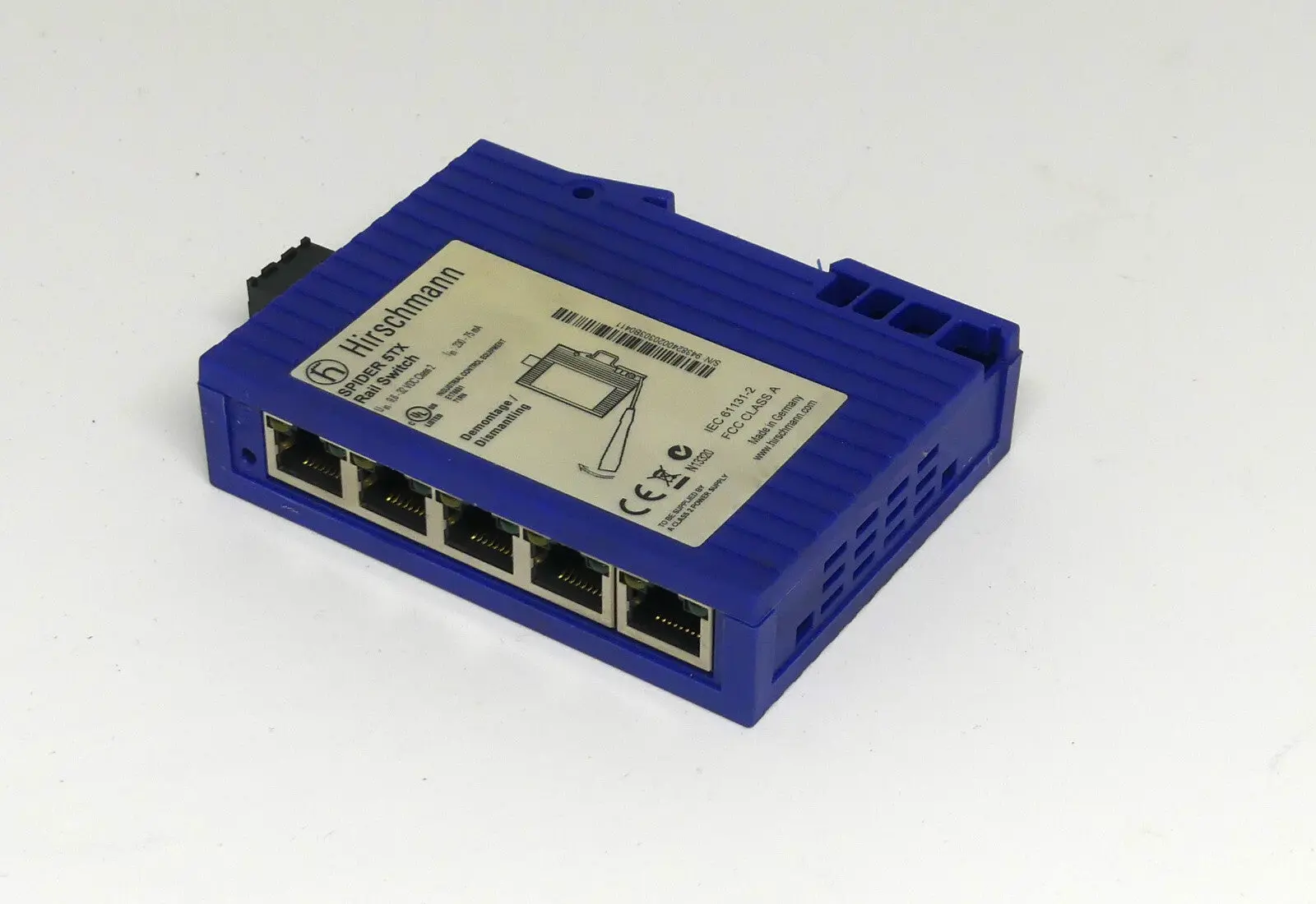 Produktfoto 1 von Hirschmann Spider 5TX Rail Switch
