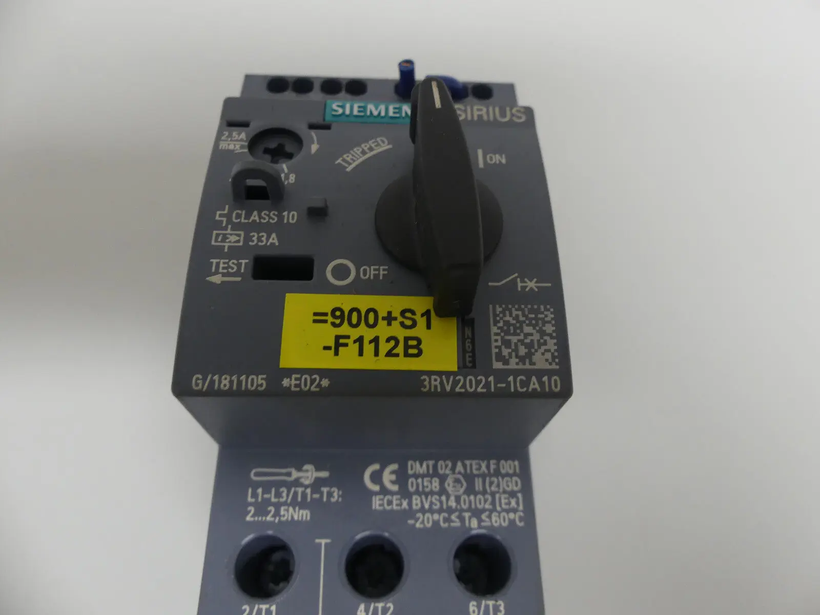Produktfoto 1 von Siemens 3RV2021-1CA10 Leistungsschalter