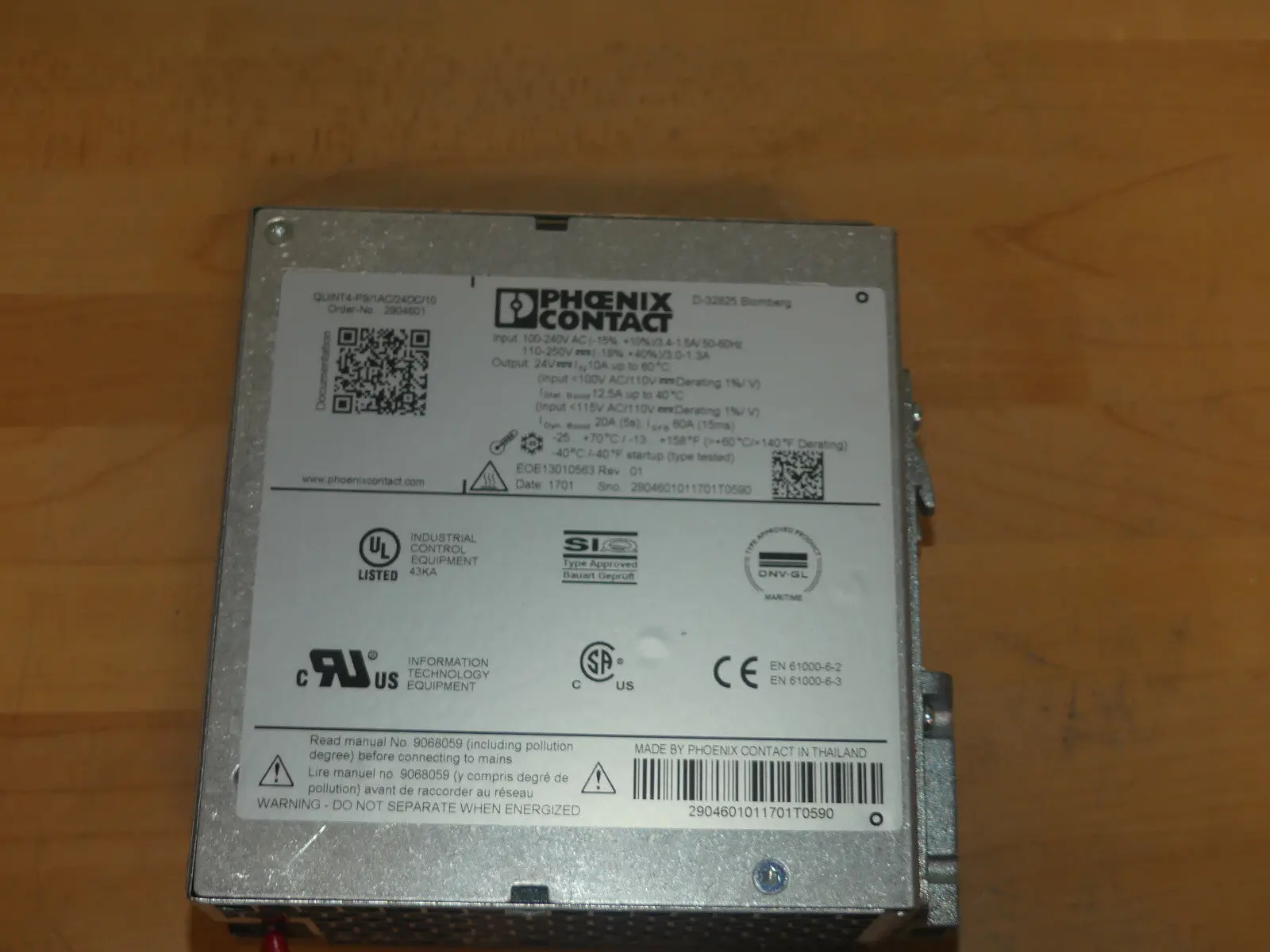 Produktfoto 1 von PHOENIX CONTACT QUINT4-PS 1AC/24DC/10 No 2904601