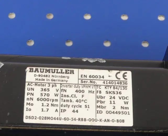 Produktfoto 1 von BAUMÜLLER DSD2-028MO44U-60-54-RBB-000-K-AN-0-B08