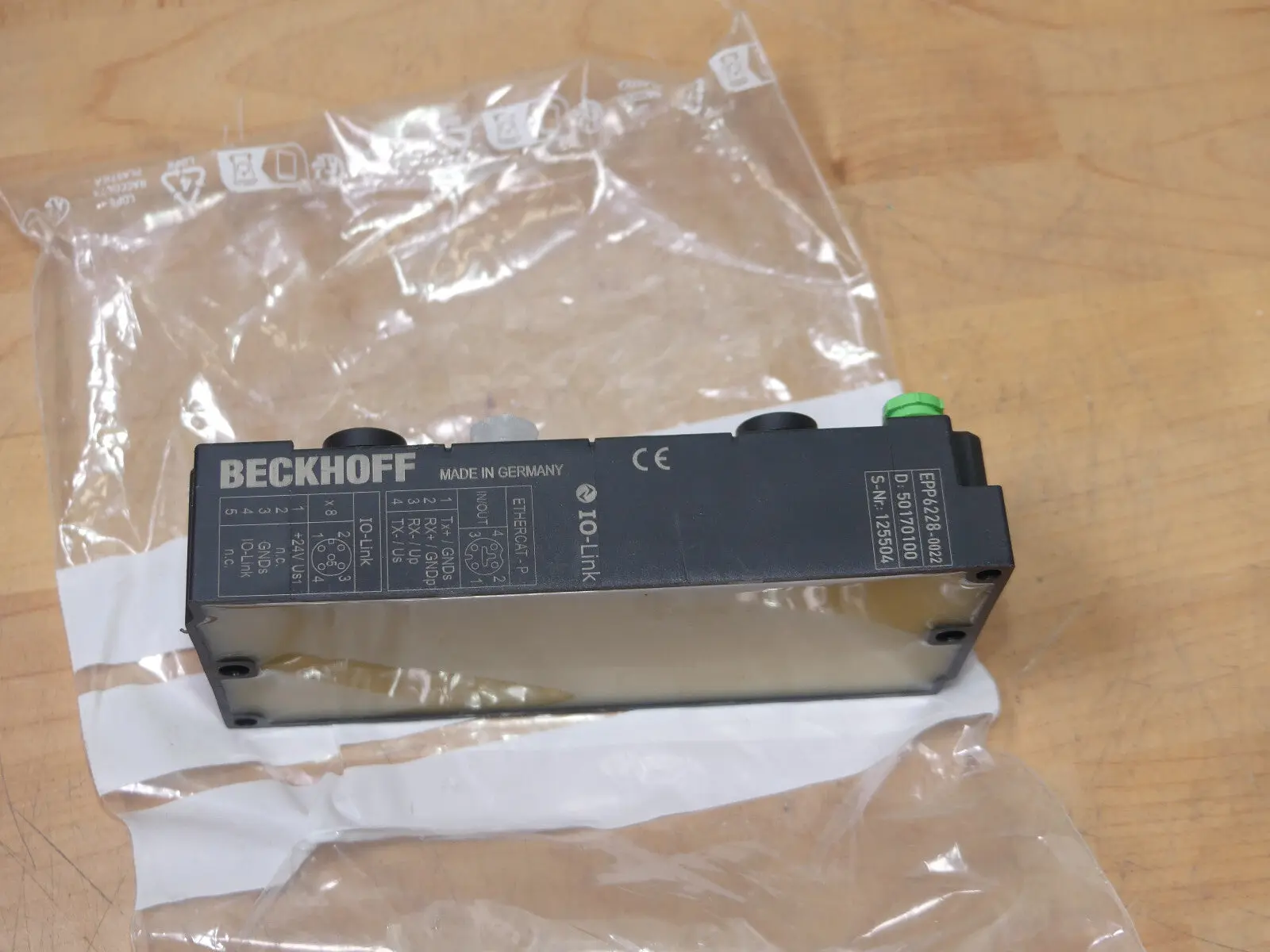 Produktfoto 1 von Beckhoff EtherCAT P-Box 8-Kanal-Kommunikations-Interface EPP6228-0022