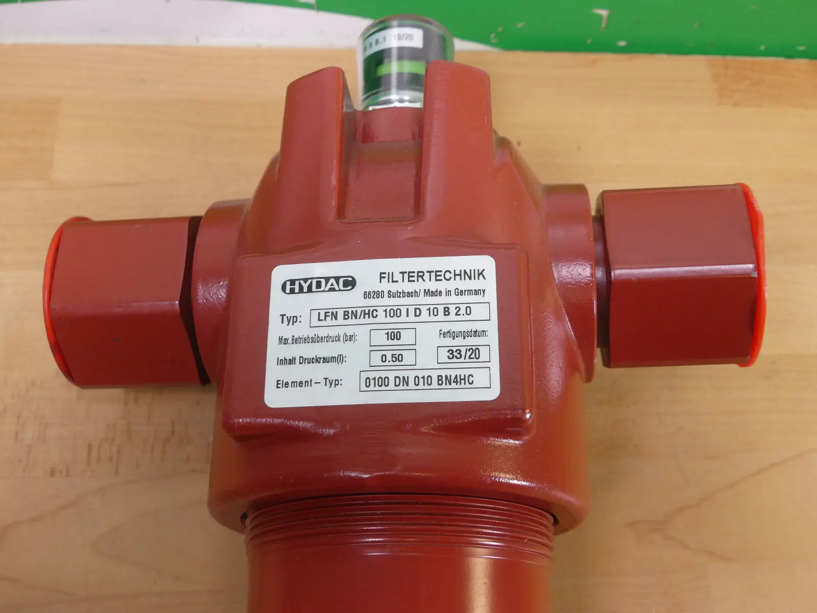 Produktfoto 1 von HYDAC LFN BN/HC 100 I D 10 B 2.0    LFNBN/HC100ID10B2.0