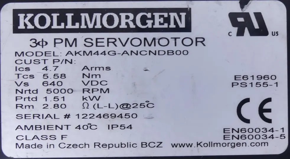 Produktfoto 1 von KOLLMORGEN AKM44G-ANCNDB00