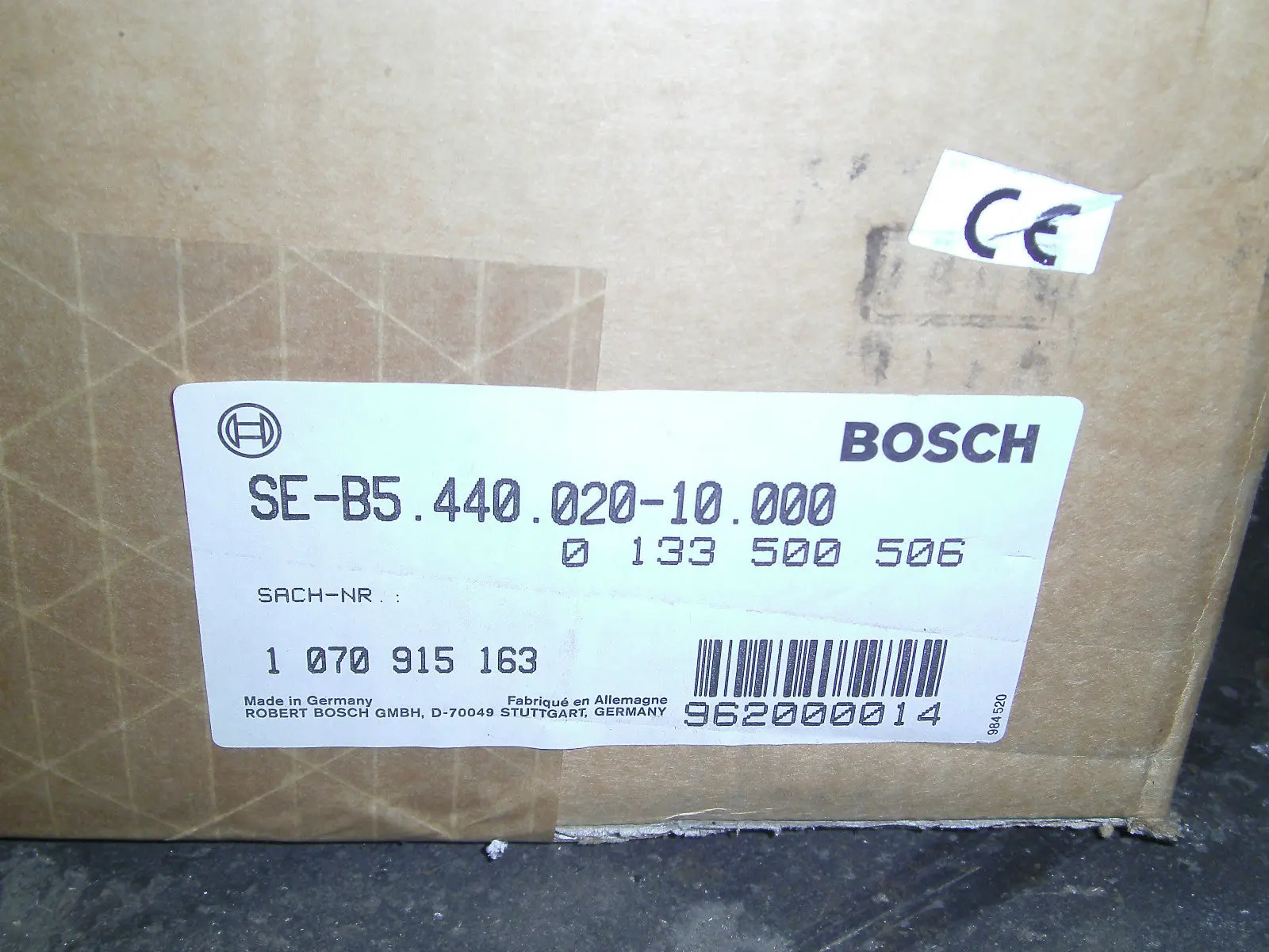 Produktfoto 1 von Bosch Servomotor SE-B5.440.020-10.000 Neu OVP