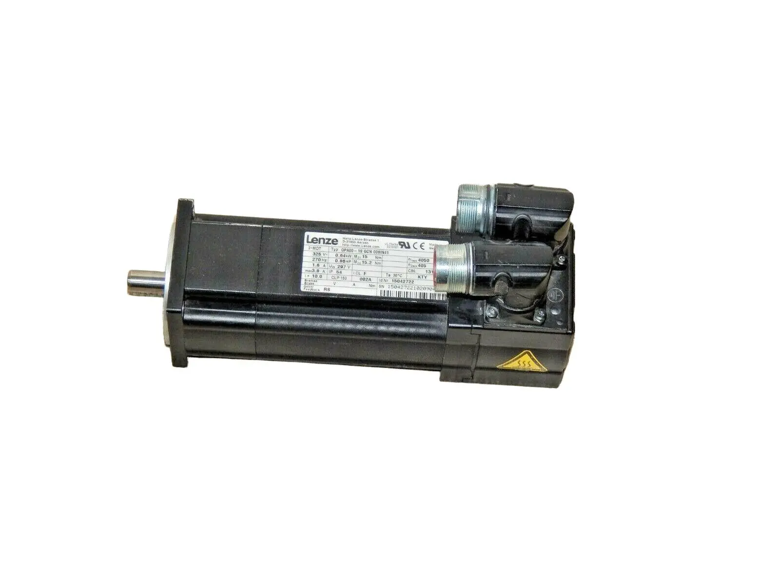 Produktfoto 1 von LENZE SERVOMOTOREN  GPA00-1S GCN 006IN41