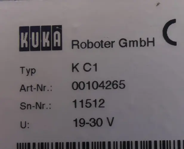 Produktfoto 1 von Kuka K C1 Industriekomuter 00104265