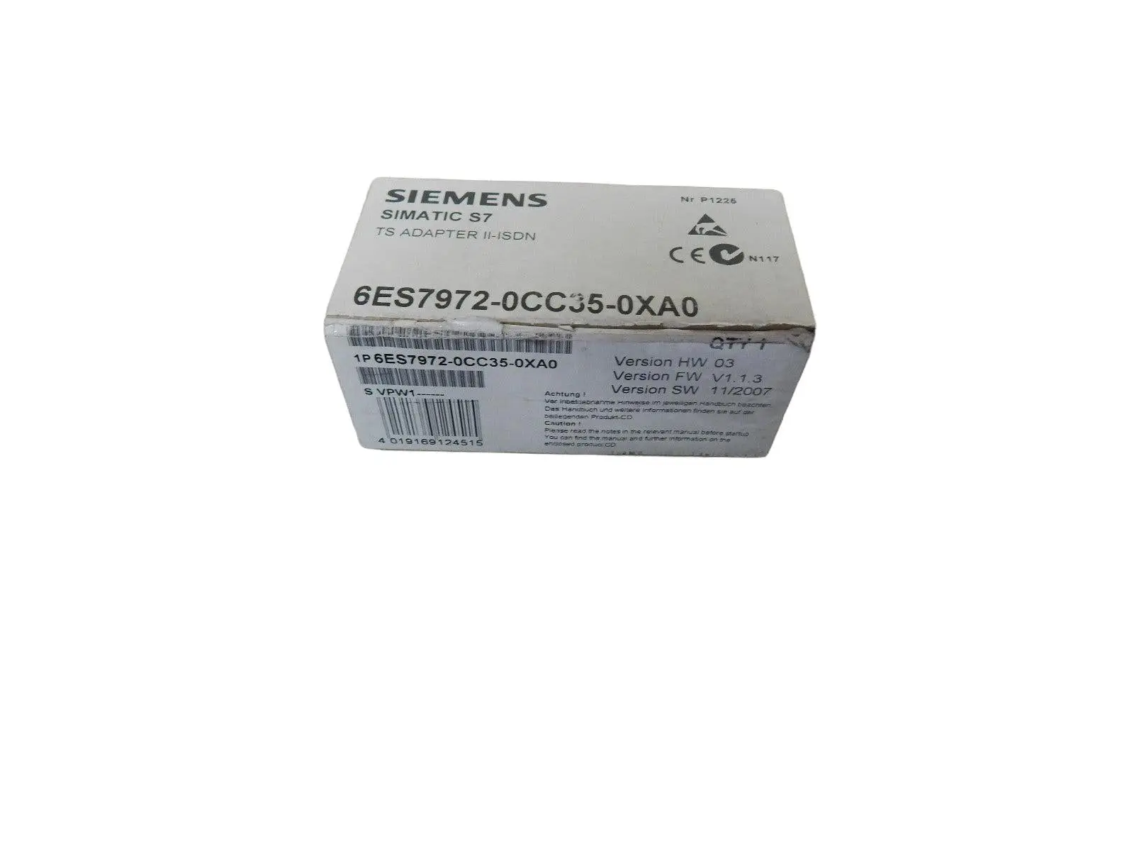 Produktfoto 1 von Siemens Simatic TS Adapter II-Modem  6ES7972-0CC35-0XA0 NEU
