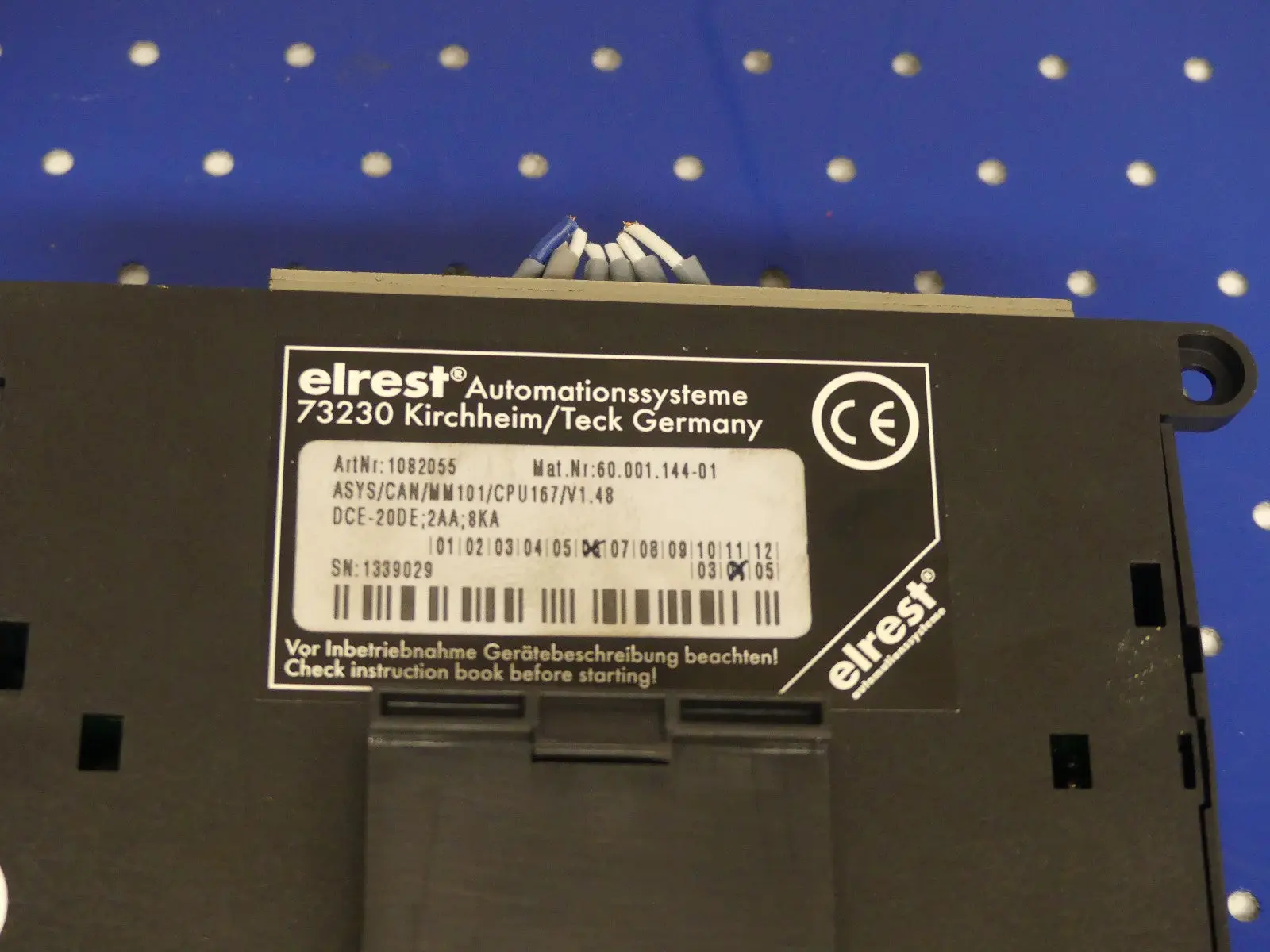 elrest ASYA/CAN/MM101/CPU167/V1.48