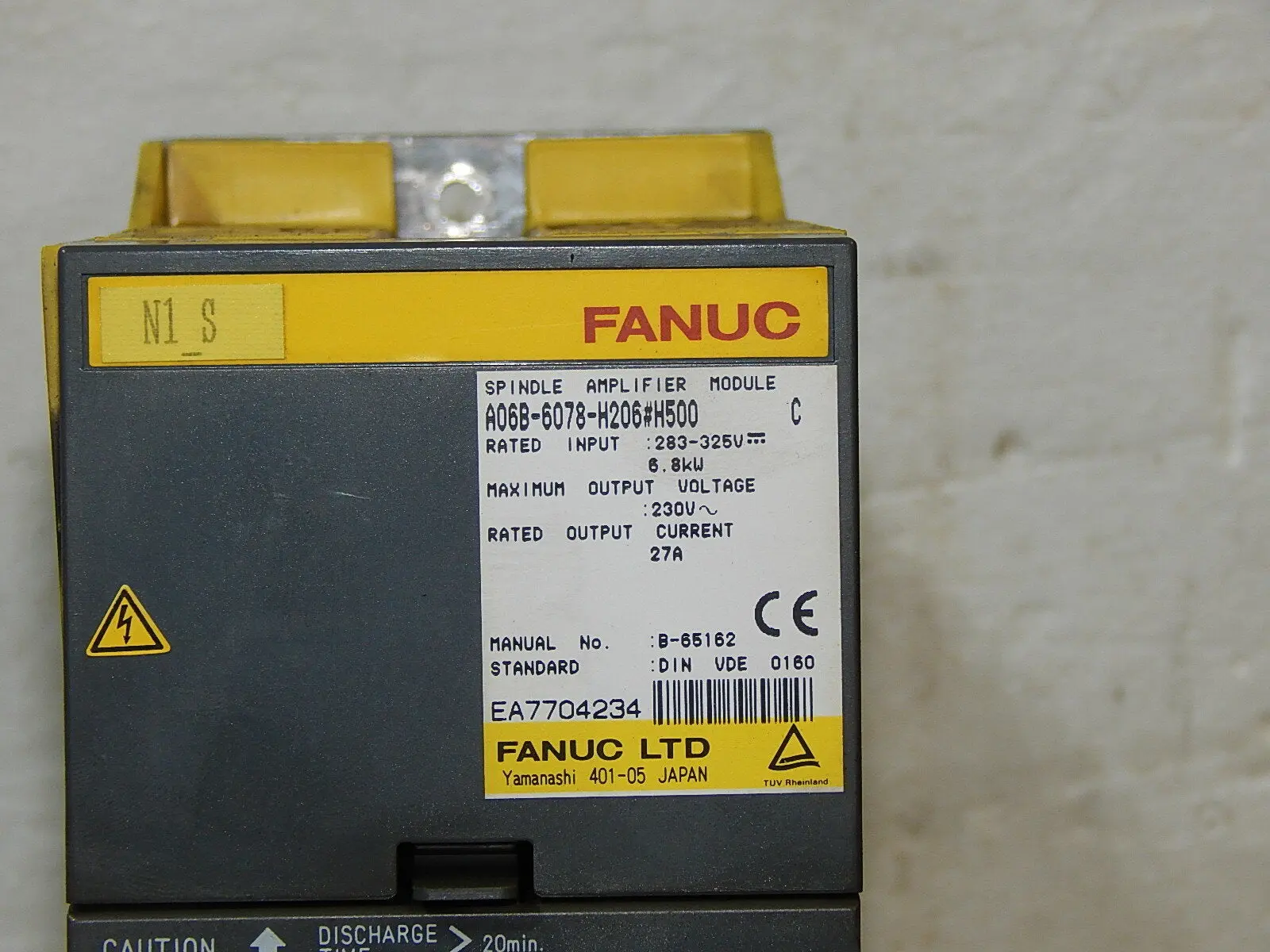 Produktfoto 1 von FANUC A06B-6078-H206#H500 Ver. C Spindle Amplifier Module  Used