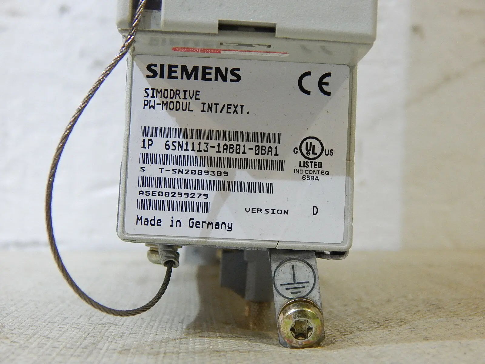 Produktfoto 1 von SIEMENS SIMODRIVE 6SN1113-1AB01-0BA1 PW-MODUL s.Bilder
