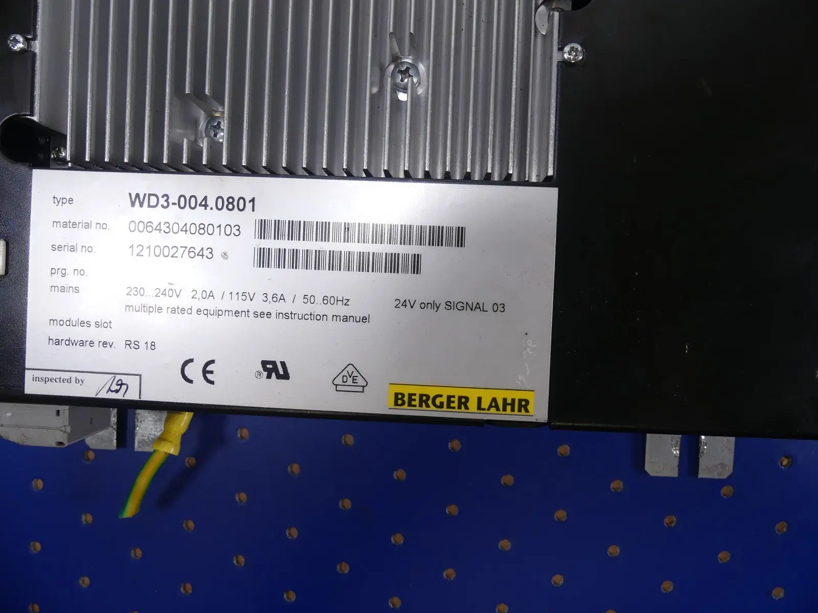 Produktfoto 1 von Berger Lahr WD3-004.0801