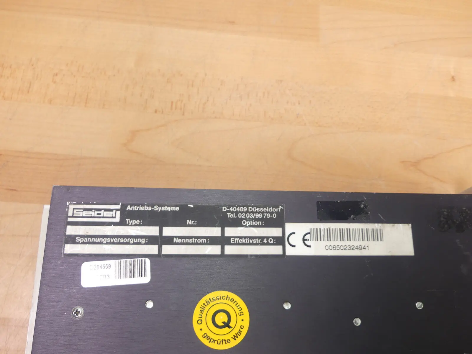 Produktfoto 1 von Seidel  WAF65WKS-CE310/12PB Servo Drive Control