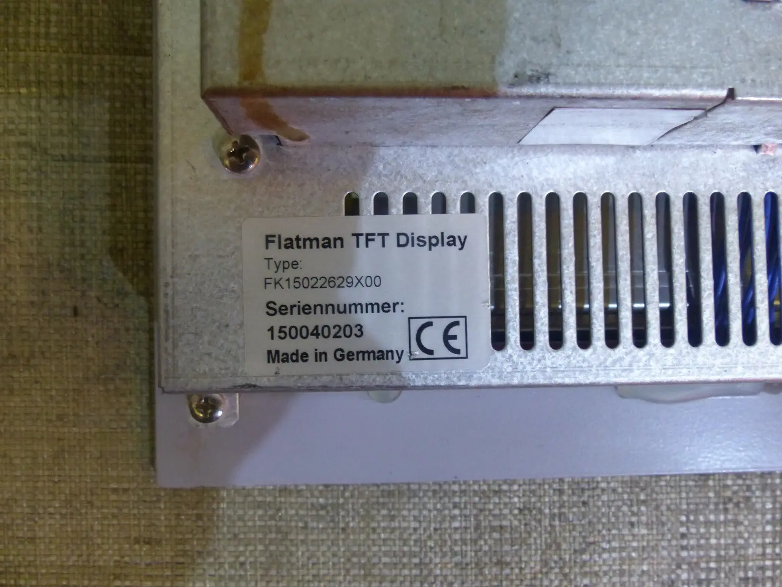 Flatman TFT Display FK15022629X00