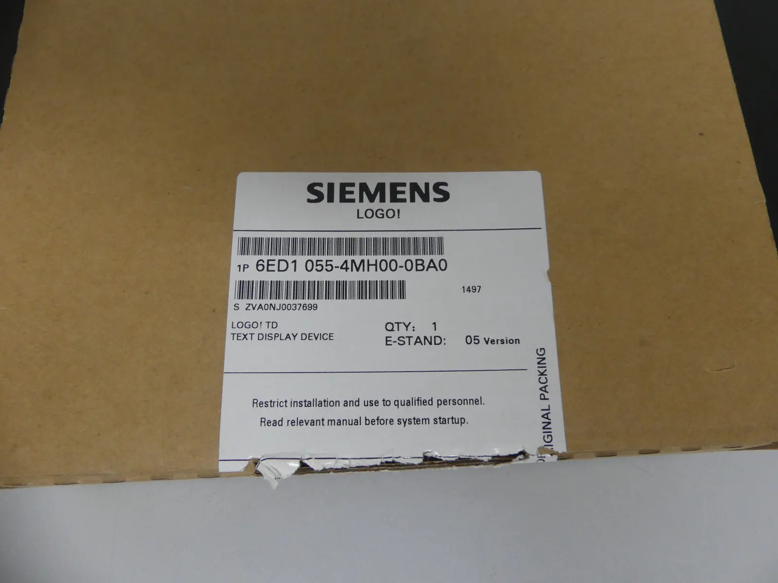 Produktfoto 1 von SIEMENS LOGO! TD 6ED1 055-4MH00-0BA0