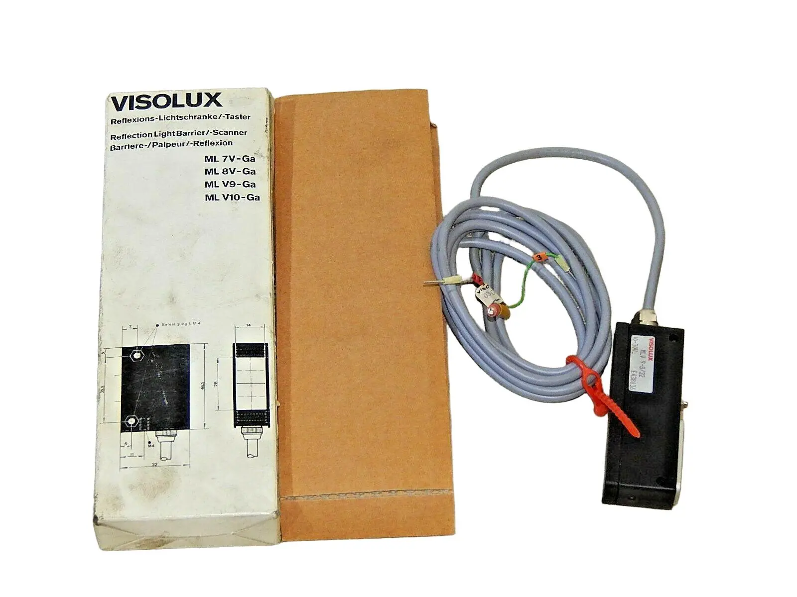 Produktfoto 1 von Visolux Miniaturlichtschranke MLV9-8/32 10-30V-  E438636 s.Bilder