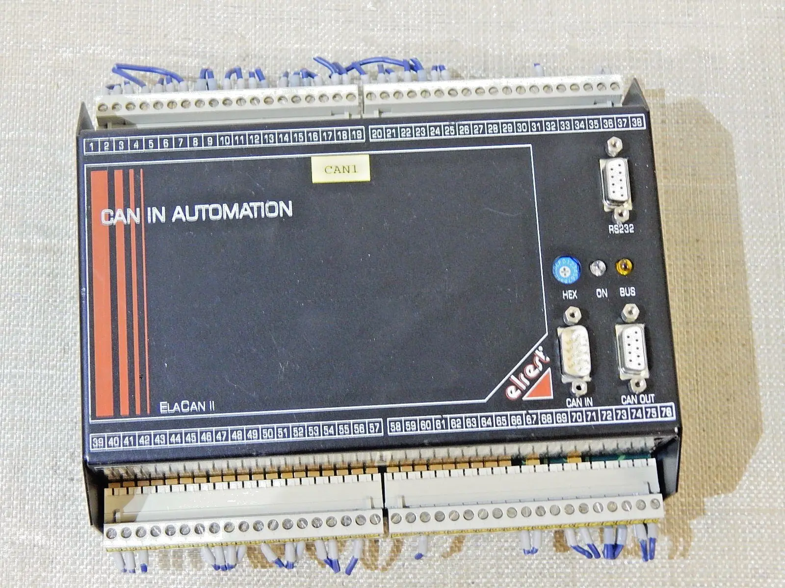 Produktfoto 1 von Elrest ELACAN II Automationssystem 1060300  CAN/M3/FLASH/80515/V1.23 Used