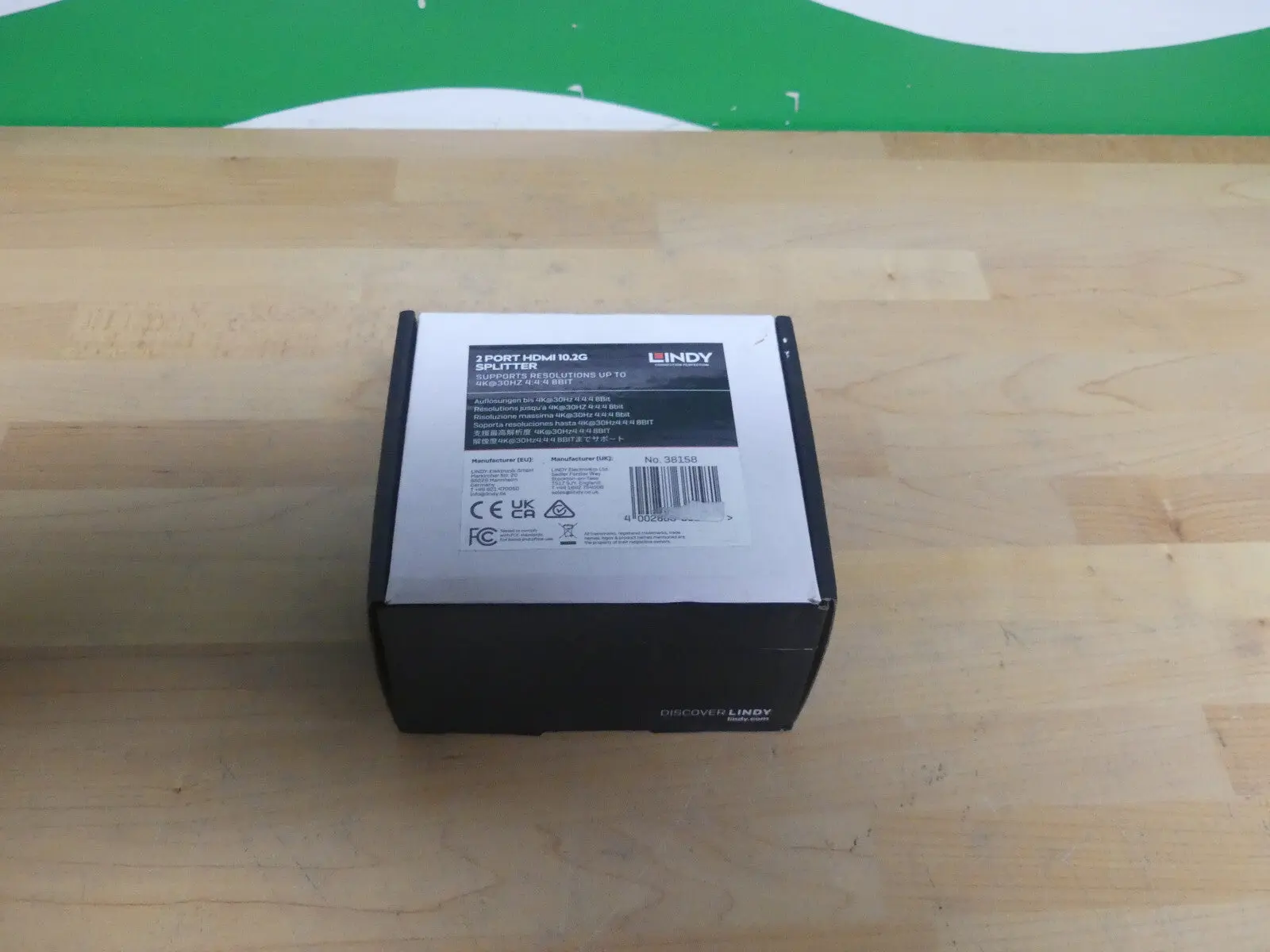 Produktfoto 1 von LINDY  2PORT HDMI 10.2G  SPLITTER