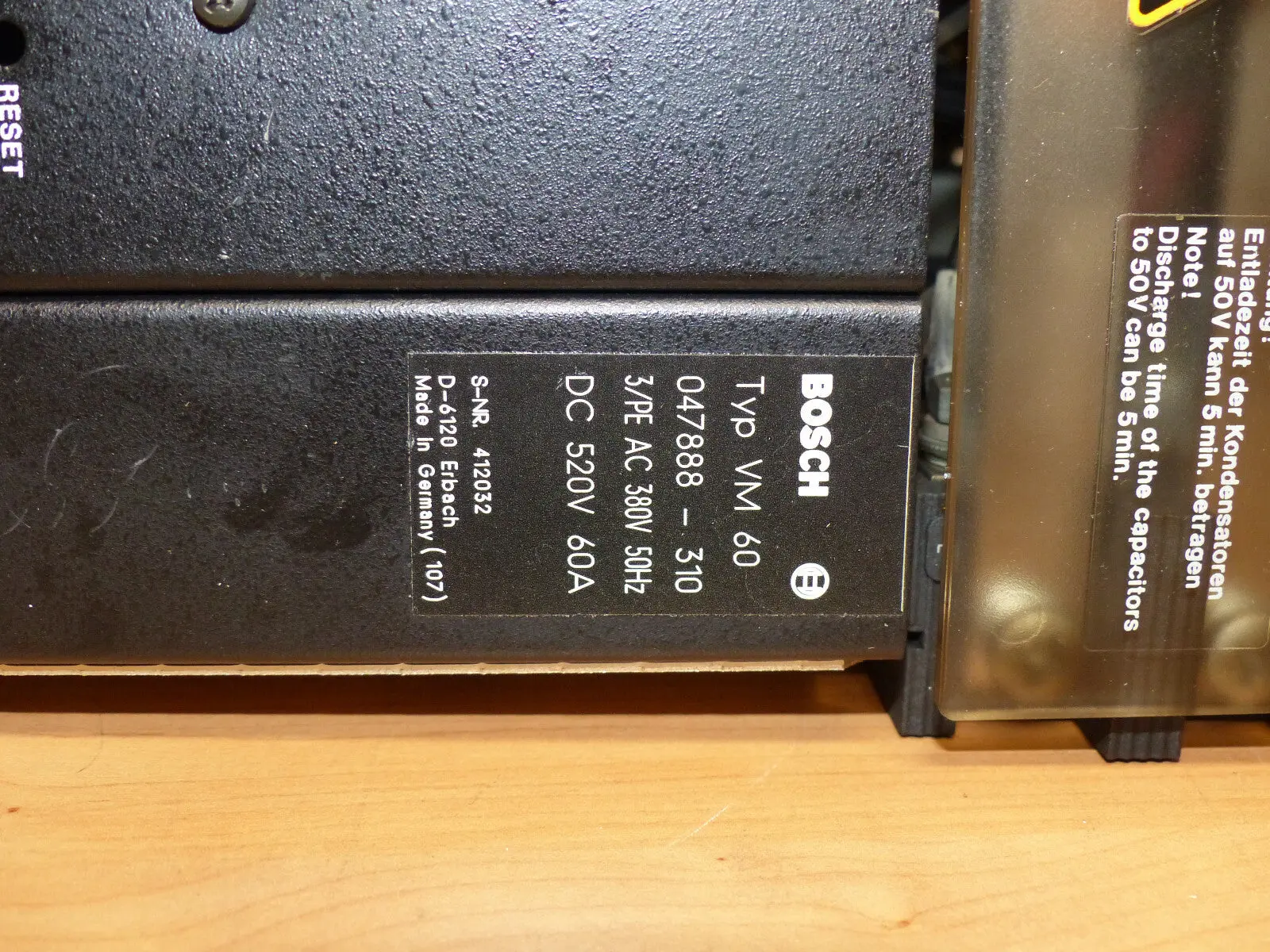 Produktfoto 1 von Bosch Versorgungs Modul VM 60  047888-310 used