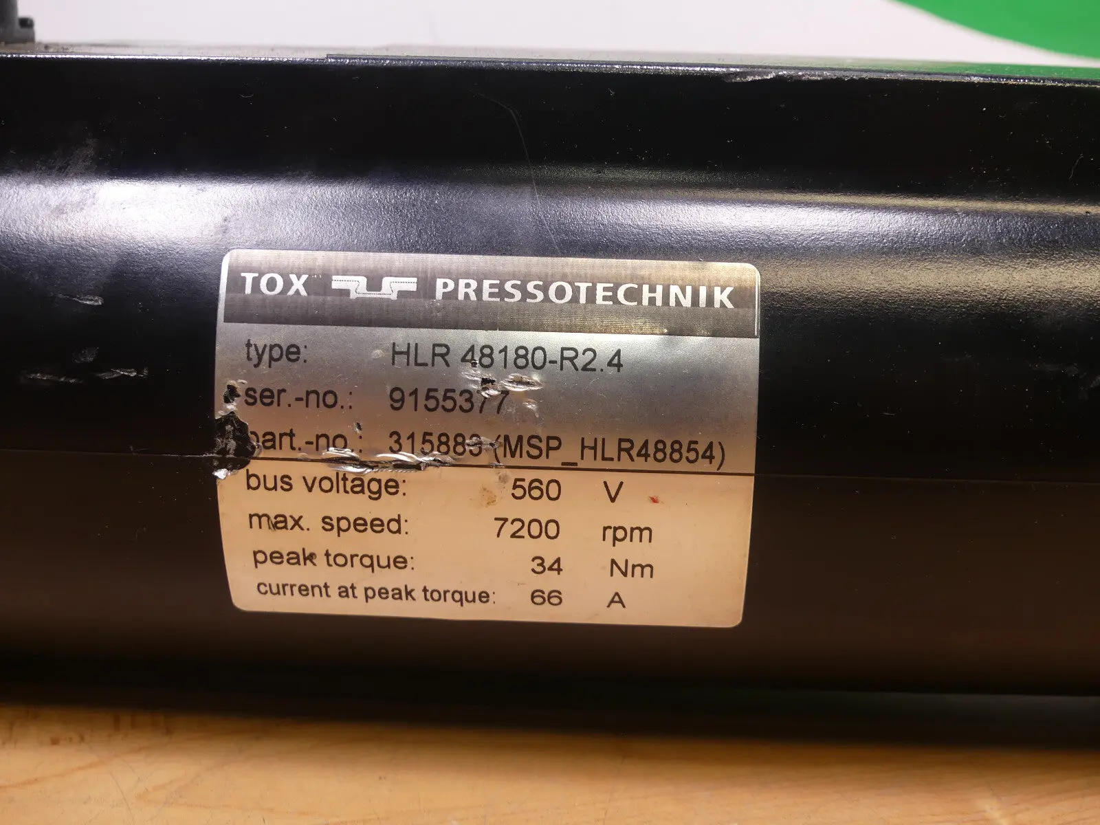 Produktfoto 1 von TOX PRESSOTECHNIK HLR48180-R2.4 SERVOMOTOR