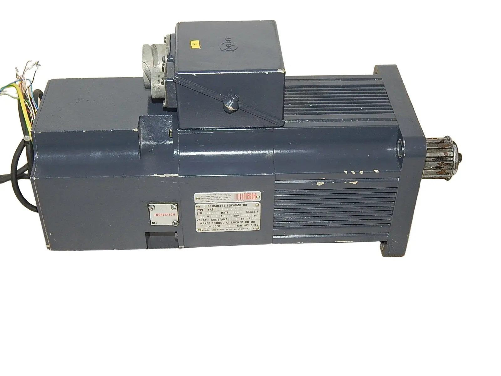 Produktfoto 1 von SERVOMOTOR FAS 2 060 040 17 02 02 // FAS2060040170202TACT VICKERS Used