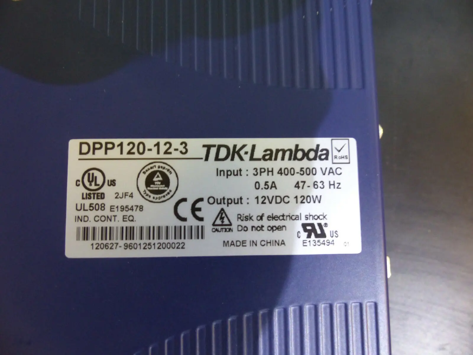 Produktfoto 1 von TDK-Lambda DPP120-12-3